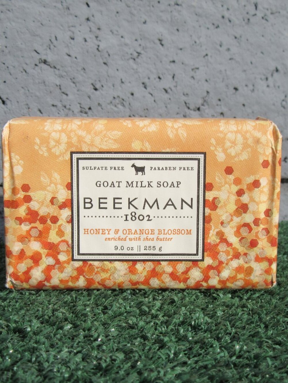 Brand New Beekman 1802 Honey & Orange Blossom Goat Milk Bar Soap 9 Ounce